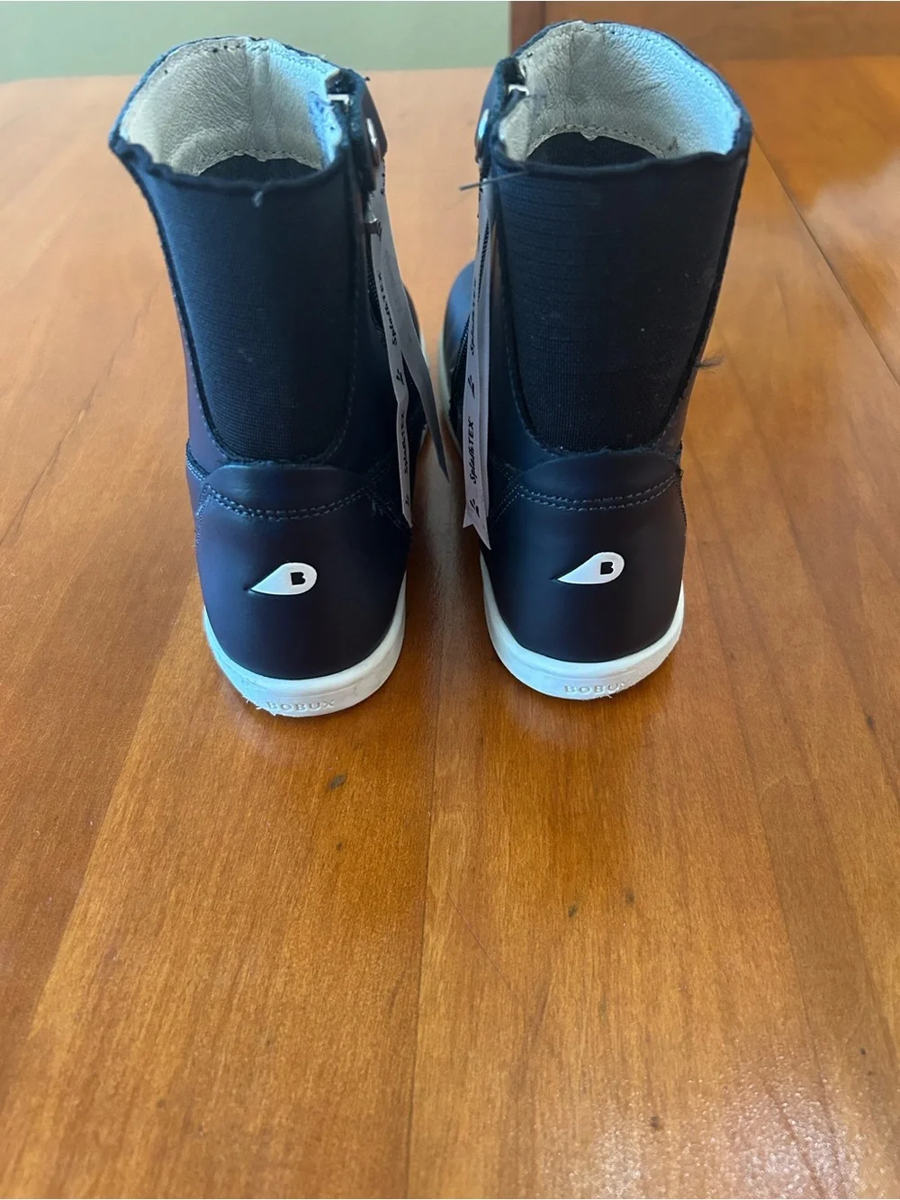 Bobux Paddington Waterproof Leather Boots Boys Girls Size EU32 US 13.5